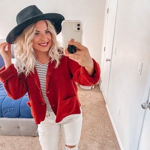 Rusty Orange Cardigan